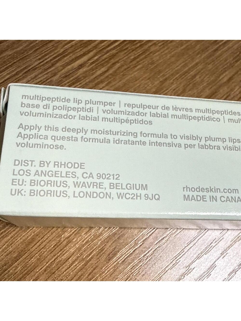rhode Peptide Lip Boost Hydrating Sugarmint Balm Clear Plump Lips 15ml - Picture 6 of 8